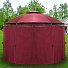 Шатер фиолетовый, 3.5х3.5х2.8 м, круглый, со шторками и двойной крышей, Green Days - фото 2