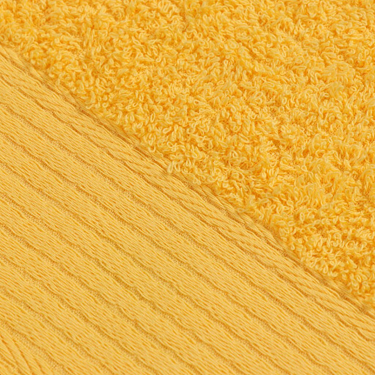 Полотенце банное 50х90 см, 100% хлопок, 375 г/м2, жаккардовый бордюр, Вышневолоцкий текстиль, янтарное, 403, Россия, К1-5090.120.375