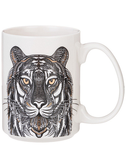 Кружка фарфор, 500 мл, Тигр, Lefard, 97-690
