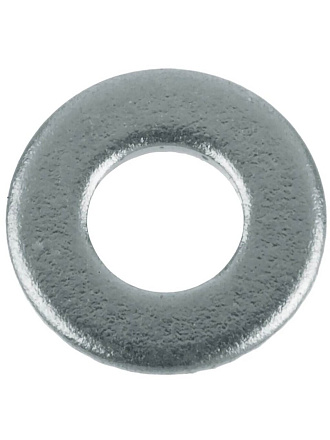 Шайба белый цинк, 25 шт, диаметр 6 мм, DIN125А, 016151