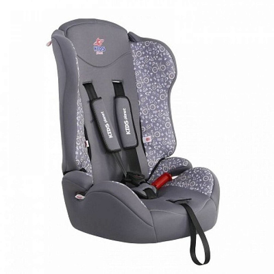 Детское удерживающее устройство Kids Planet, Meteor Велосипед, KRES2544, группа 1/2/3, 9-36 кг, 1-12 лет, серое