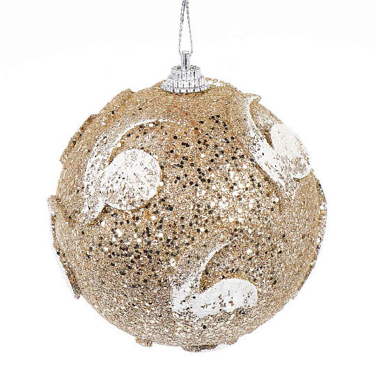 Елочный шар шампань, 8 см, SYPMQA-102226