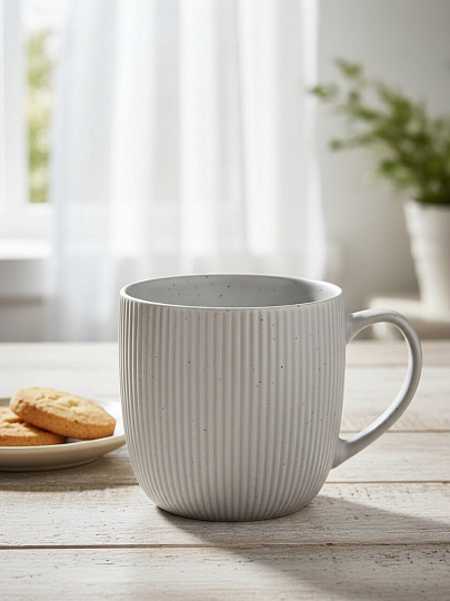 Кружка керам, 400 мл, Daily, Ф11-070L, сер
