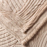 Плед евро, 200х220 см, 100% полиэстер, Silvano, Бисквит, светло-бежевый - фото 3