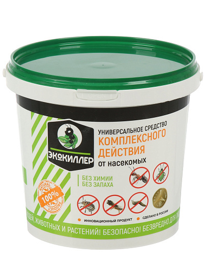 Инсектицид универсальный, порошок, 1 л, 350 г, комплексный, Экокиллер