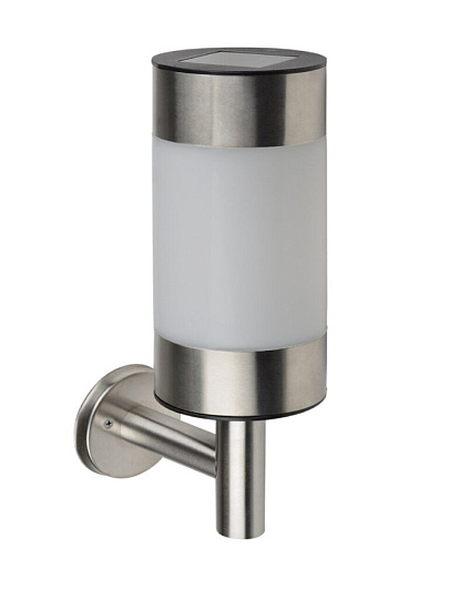 Фонарь садовый Uniel, Sydney USL-F-153/MM220, на солнечной батарее, настенный, металл, 15.5х23 см