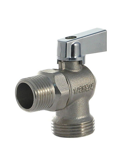 Кран для бытовых приборов, 1/2"х3/4", ш-ш, угловой, Frap
