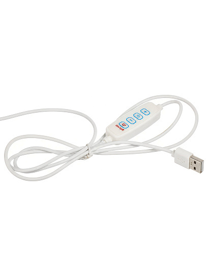 Светильник настольный 3 Вт, прозрачный, ФАZА, CTL1-USB, 5040922