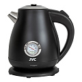 Чайник электрический JVC, JK-KE1717, черный, 1.7 л, 2200 Вт, скрытый нагревательный элемент, нержавеющая сталь