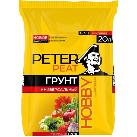 Грунт Hobby, универсальный, 20 л, Peter Peat