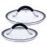 Набор посуды нержавеющая сталь, 4 предмета, кастрюли 2,2.7 л, индукция, Kamille, 5751 - фото 3