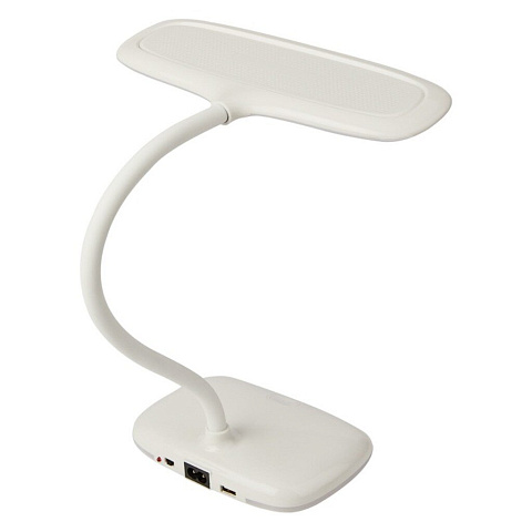 Светильник настольный вращение 360, с USB, белый, Rexant, Baoli, 75-0222