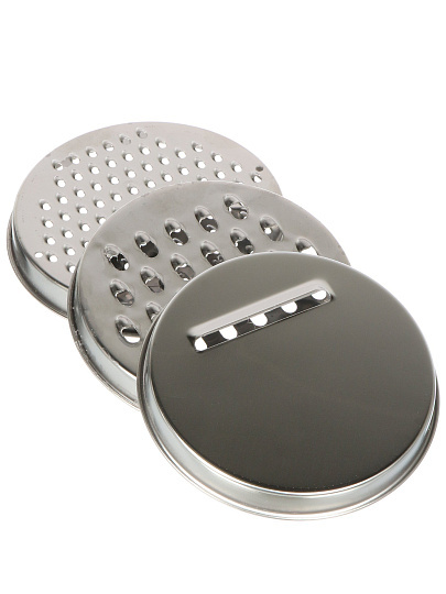 Набор мисок нержавеющая сталь, круглый, 3 шт, 16, 20, 24 см, с крышкой, с набором тёрок, Y4-11665