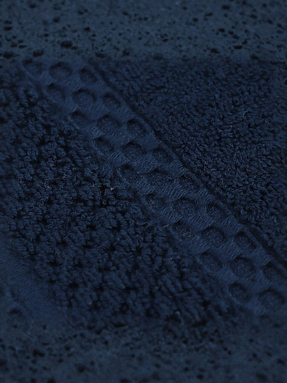 Полотенце банное 50х90 см, 100% хлопок, 600 г/м2, Пабло, Silvano, темно-лазурное, Узбекистан