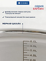 Набор посуды нержавеющая сталь, 12 предметов, кастрюли 1.8, 2.5, 3.4, 4.5, 5.8 л, ковш 1.8 л, индукция, Daniks, Карлин, GS-01332G-12SE - фото 6