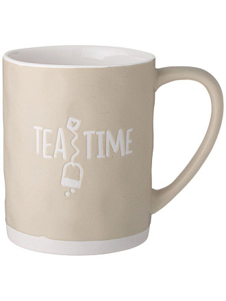 Кружка фарфор, 520 мл, Tea Time, Lefard, 260-987, кремовая