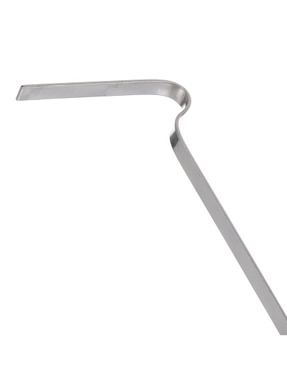 Шампур-кочерга 600х12х2.5 мм, нержавеющая сталь, рукоятка дерево, 2К-604