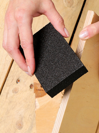 Шлифовальная губка зернистость P80, мягкая, Bartex