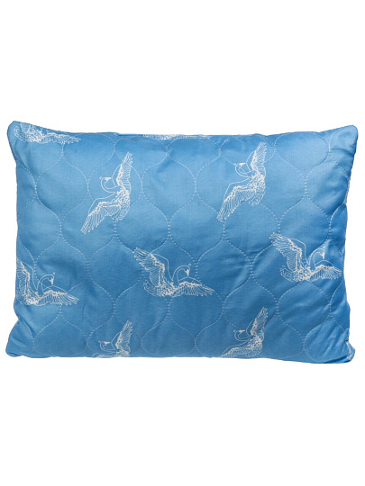 Подушка 50 х 70 см, лебяжий пух, Полезная, чехол полиэстер, Майская ночь, 258/1п