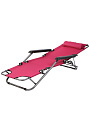 Шезлонг пляжный склад, мет-л, 153х60х80 см, 100 кг, бордо, оксфорд 600D - фото 4
