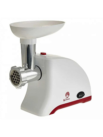 Мясорубка электрическая Василиса, ВА-602, 1800 Вт, реверс, 1.5 кг/мин, пластик, 3 насадки