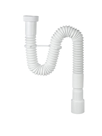 Сифон гофрированный, 800 мм, 1 1/2, 40/50 мм, VIRPlast, Мини Элит, 30986244