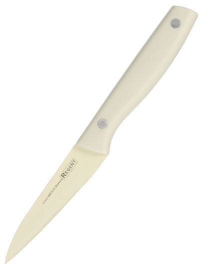 Нож Regent Inox, Becco Bianco, для овощей, нержавеющая сталь, 9 см, рукоятка пластик, 93-KN-BB-5