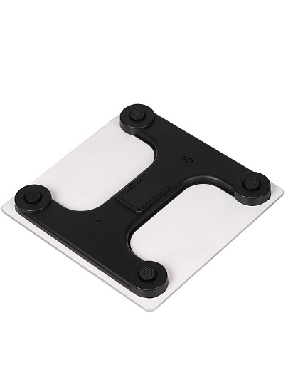 Весы напольные электронные, Rion, Baobo-3W, стекло, до 180 кг, Bluetooth, LCD-дисплей, белые