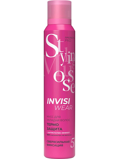 Мусс для волос Прелесть Professional, Термозащита, 5, 200 мл