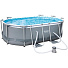 Бассейн каркасный Bestway, 300х200х84 см, Power Steel, 56617, фильтр-насос, 3668 л - фото 2