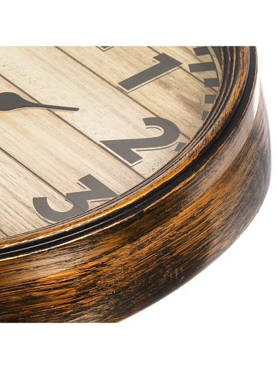 Часы настенные, кварцевые, 37 см, круглые, полимер, Y4-6865