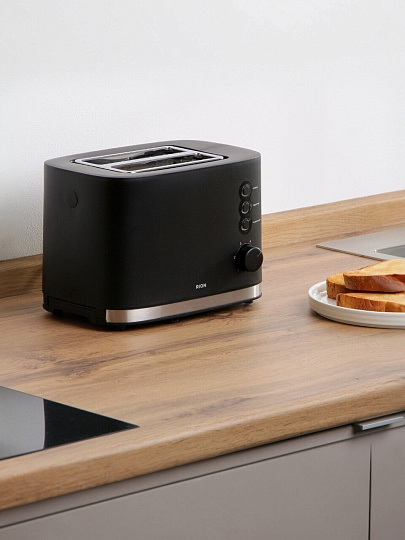 Тостер Rion, BP-2072, металл, пластик, 870 Вт, 2 тоста, механический, 6 ступеней прожарки