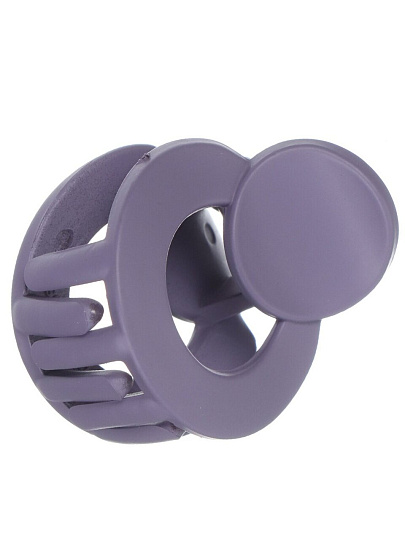 Заколка для волос 3х2.5 см, 6 шт, пластик, в ассортименте, A110015