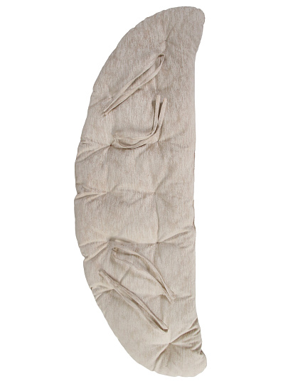 Подушка на спинку кресла Мальдивы, бежевая, к набору 402406