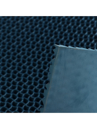 Коврик универсальный, 58х73 см, прямоугольный, EVA, темно-синий, капелька, УК058073