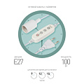 Светильник для растений, E27, 100 Вт, 220-250 В, IP20, с проводом 1.5 м и таймером, Эра, Фито FITO-Time Holder, Б0059882 - фото 6