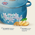 Кастрюля эмалированная сталь, 4 л, крышка сталь, сферический, Сибирские товары, С1912.34/С1912.36, в ассортименте - фото 6
