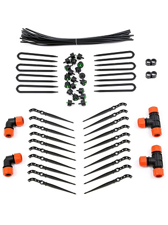 Расширительный комплект для капельного полива, от водопровода, на 20 растений, Жук, 7832-00