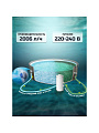 Фильтр-насос картриджный для бассейна 2006 л/ч, Тип А, для бассейна 366-457 см, Intex, 26604 - фото 4