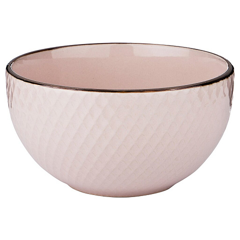 Салатник керамика, круглый, 14 см, Ностальжи, 191-110, розовый