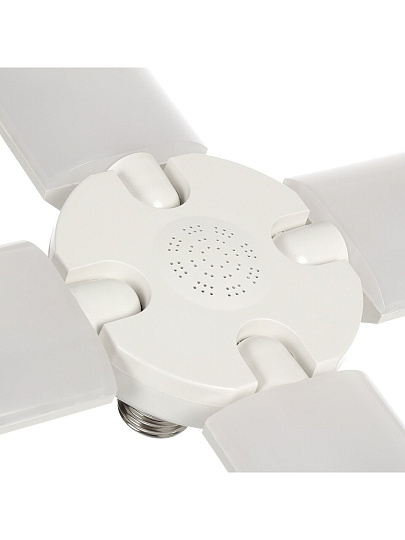 Лампа светодиодная E27, 65 Вт, 230 В, 4000 К, холодный белый свет, General Lighting Systems, GLDEN-HPBR-6, раскладная 4 лопасти, 661619