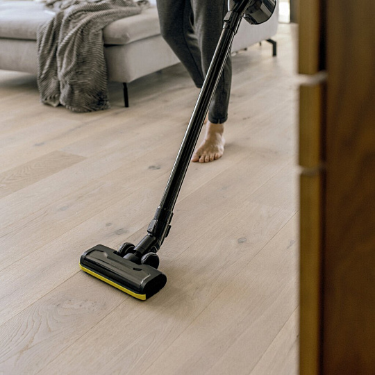 Пылесос аккумуляторный, вертикальный, Karcher, VC 4, Cordless myHome, 21.6 Вт, с контейнером, 0.8 л, 2.5 А.ч, сухая уборка, 21,6 В, 1.198-620.0