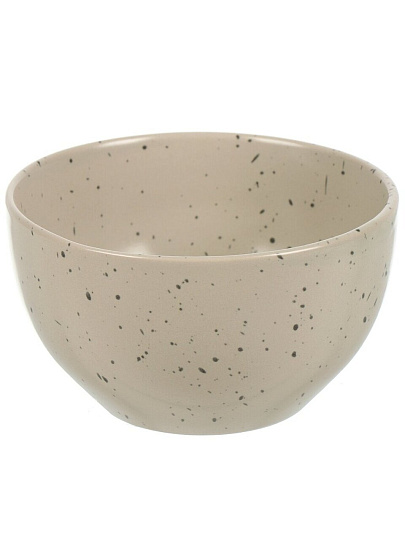 Салатник керамика, круглый, 8 см, 0.62 л, Бежевый гранит, SB5.5Lc