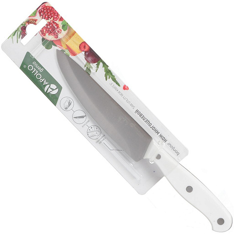 Нож кухонный стальной Apollo Genio Bonjour BNR-05 универсальный, 11.5 см