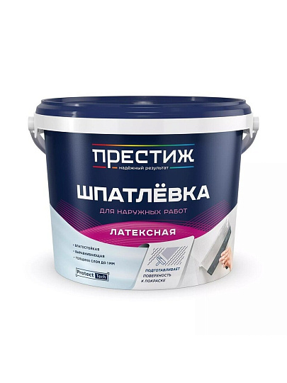 Шпатлевка Престиж, латексная, 3 кг