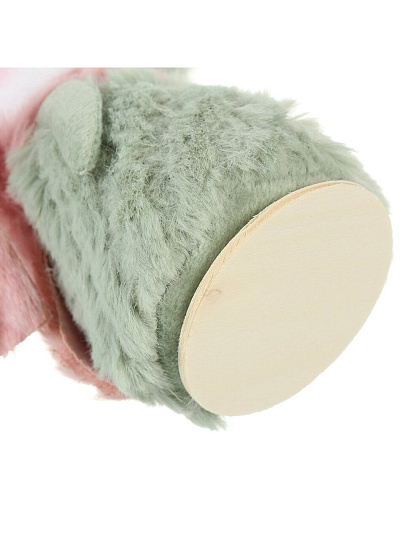 Фигурка декоративная Снеговик, 15 см, мятно-розоовая, Y4-8441