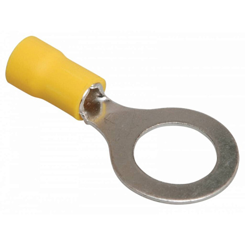 Наконечник НКИ 5.5-6, желтый, кольцо, 20 штук в упаковке, 4-6 мм, IEK, UNL20-4-006-6-6