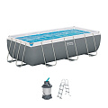 Бассейн каркасный Bestway, 404х201х100 см, Power Steel, 56442, фильтр-насос, лестница, 6478 л, ремкомплект
