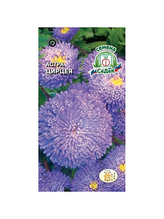 Семена Цветы, Астра, Цирцея, 0.2 г, цветная упаковка, Седек