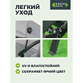 Качели 3-местные, 175х110х163 см, Green Days, раскладываются в кровать, до 200 кг, серая крыша - фото 20